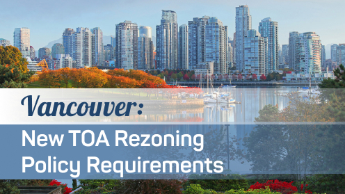 Vancouver: New TOA Rezoning Policy Requirements